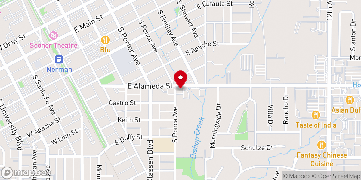 Map showing location of Our Lady of Lebanon Maronite Church