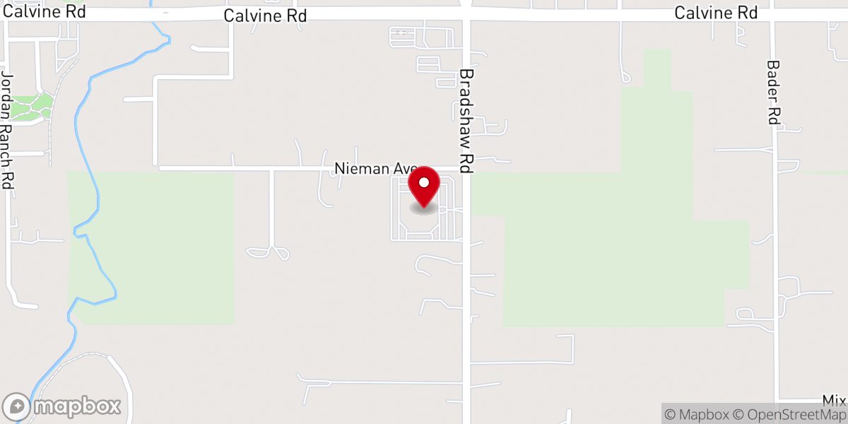 Map showing location of The Rock Church