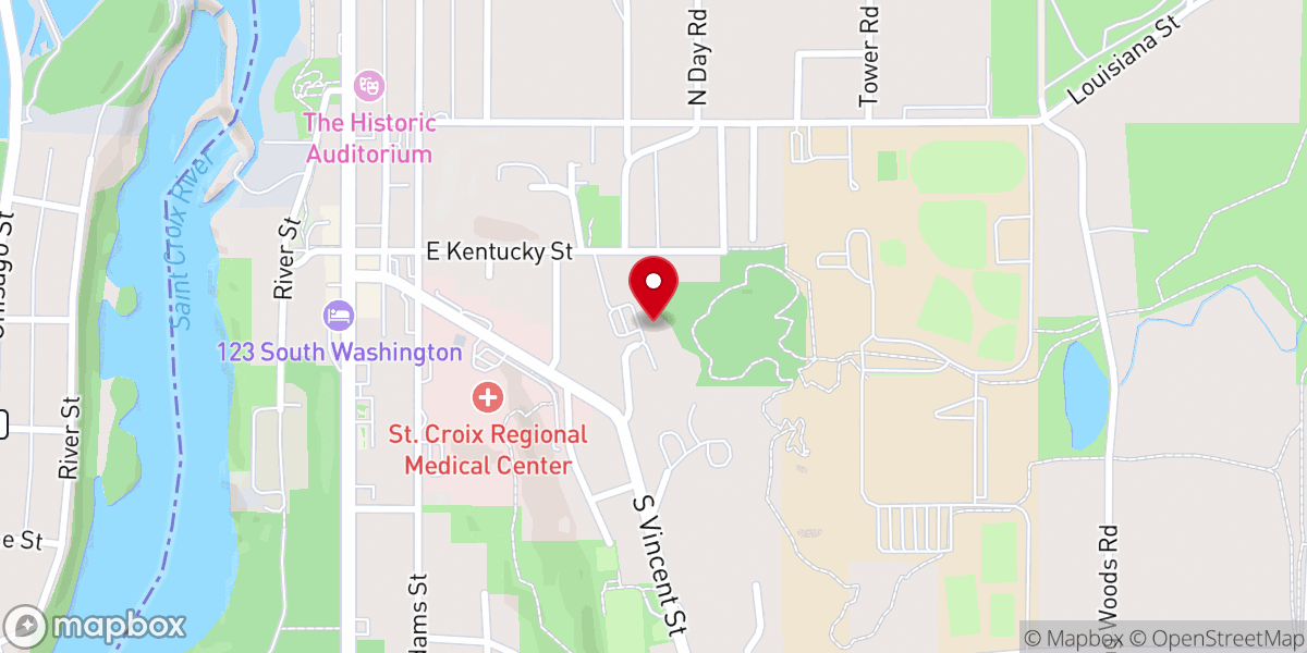 Map showing location of Shepherd of the Valley Lutheran Church