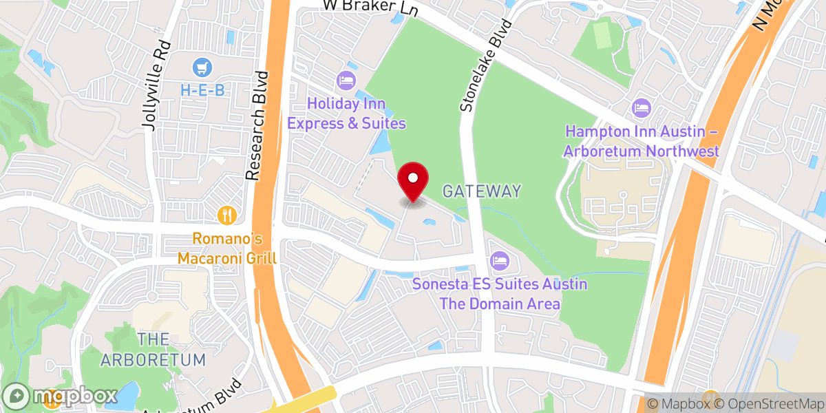 Map showing location of Jesus Cares Ministry