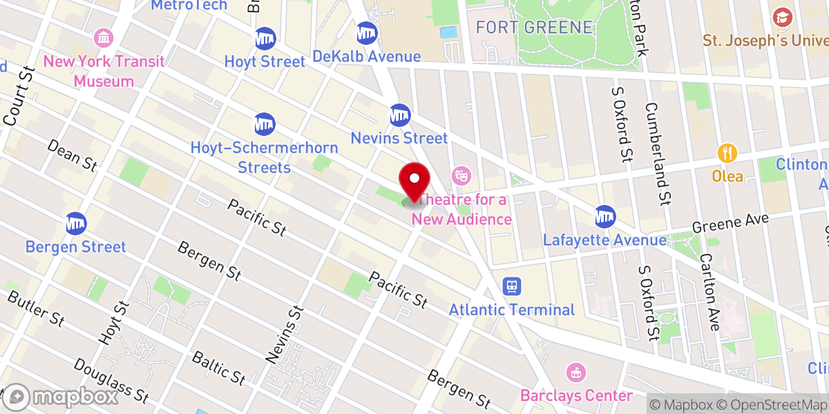 Map showing location of Rhow Brooklyn Inc