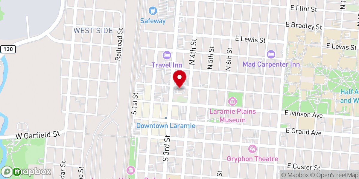 Map showing location of The Clothing Cottage at St. Matthew's