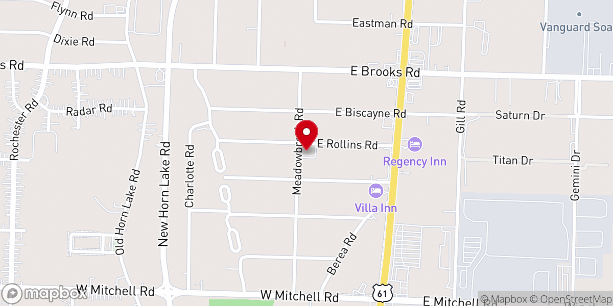 Map showing location of Christ Temple Church of Deliverance