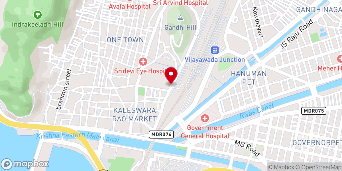 Map showing location of St. Peter's Co Cathedral Church