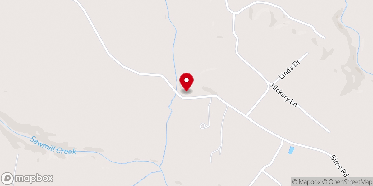 Map showing location of Elder Church