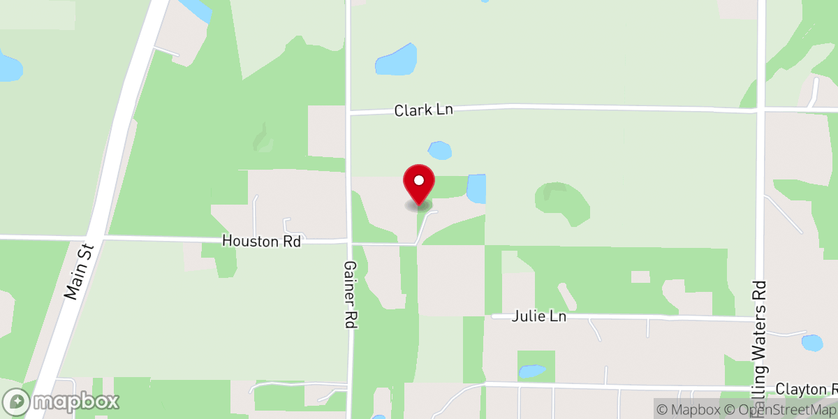 Map showing location of House of Prayer Worship Center Inc