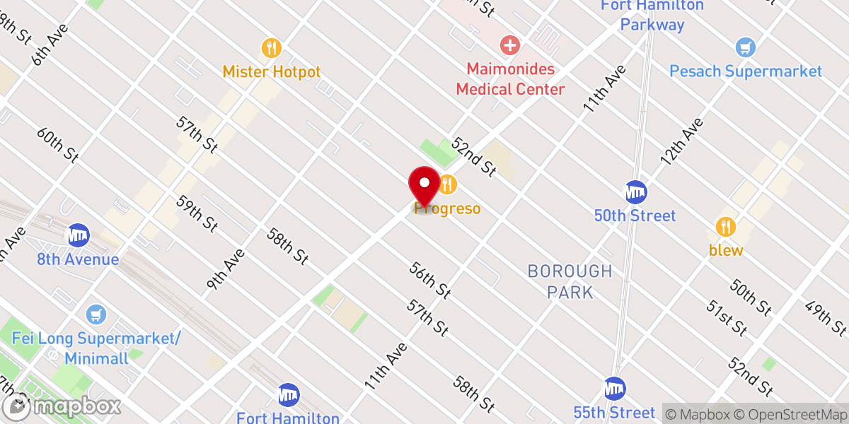 Map showing location of Kayren Mnachem Mendel