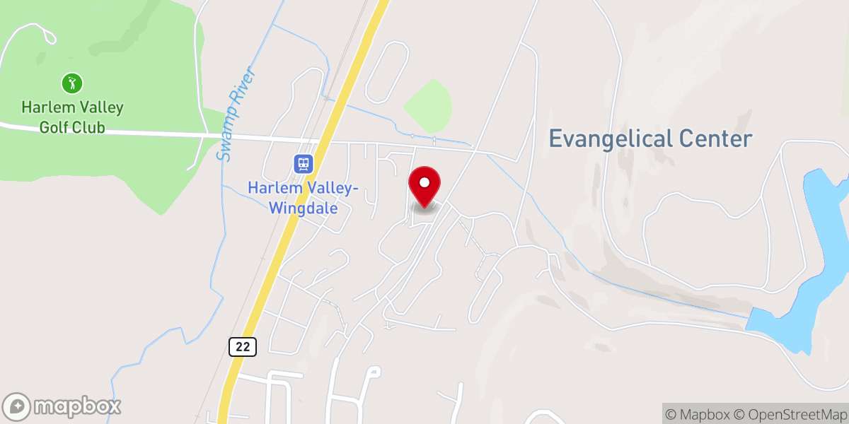 Map showing location of Immanuel Chapel