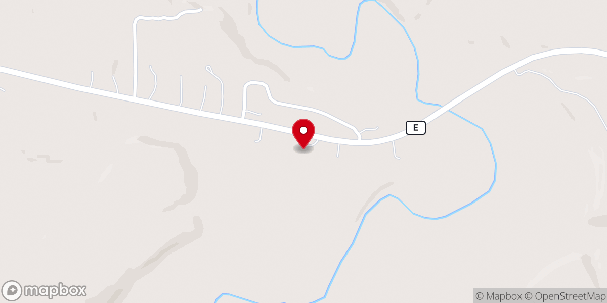Map showing location of Harvest Baptist Church