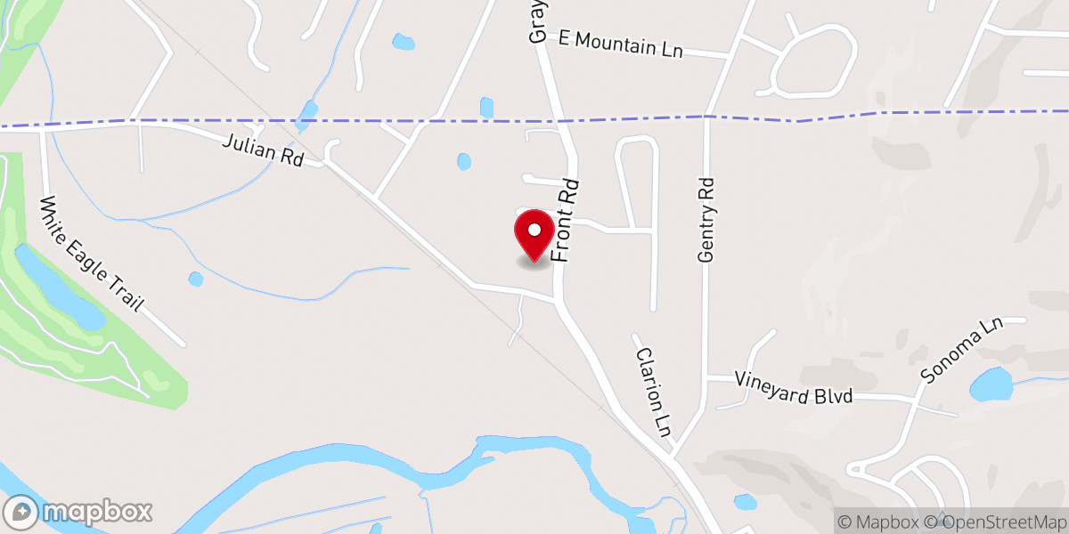 Map showing location of Graysville United Methodist