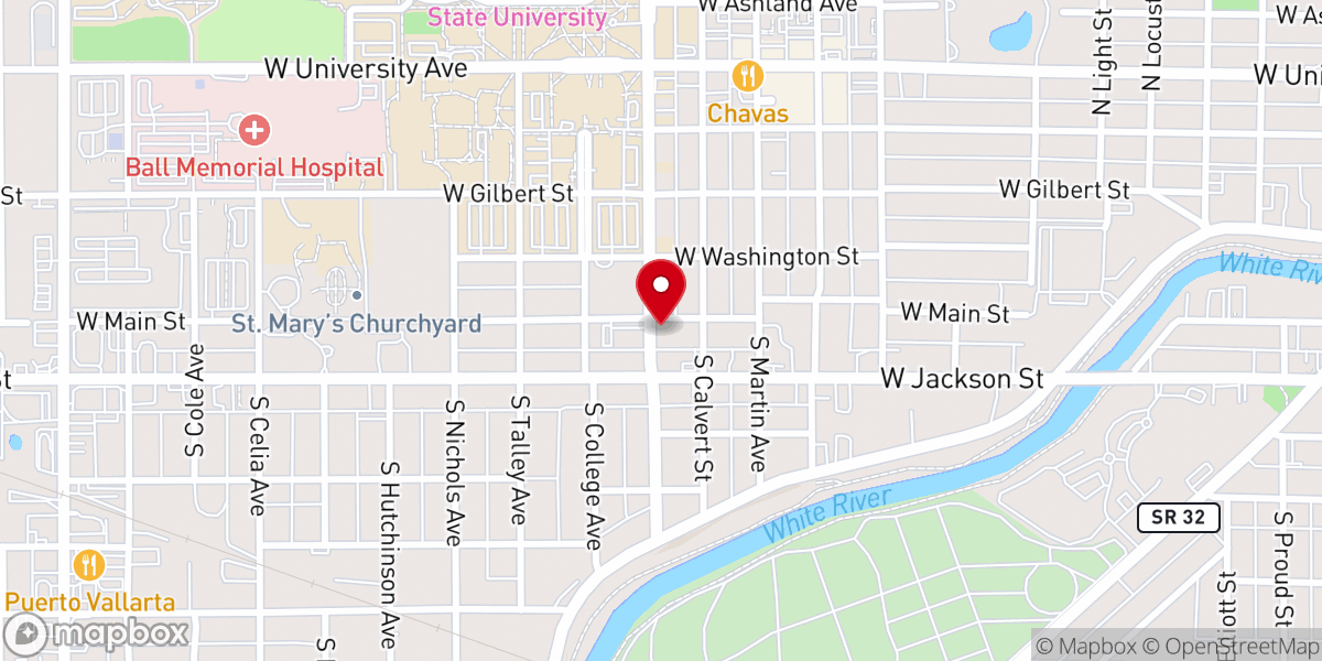 Map showing location of Methodist United