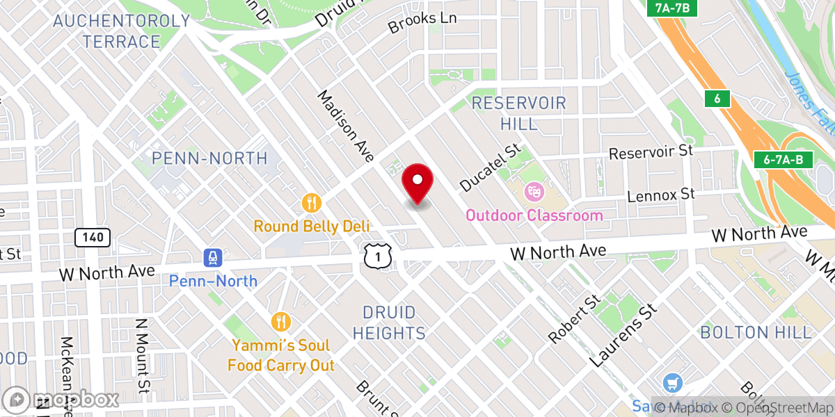 Map showing location of Remnant Church Church of God in Christ