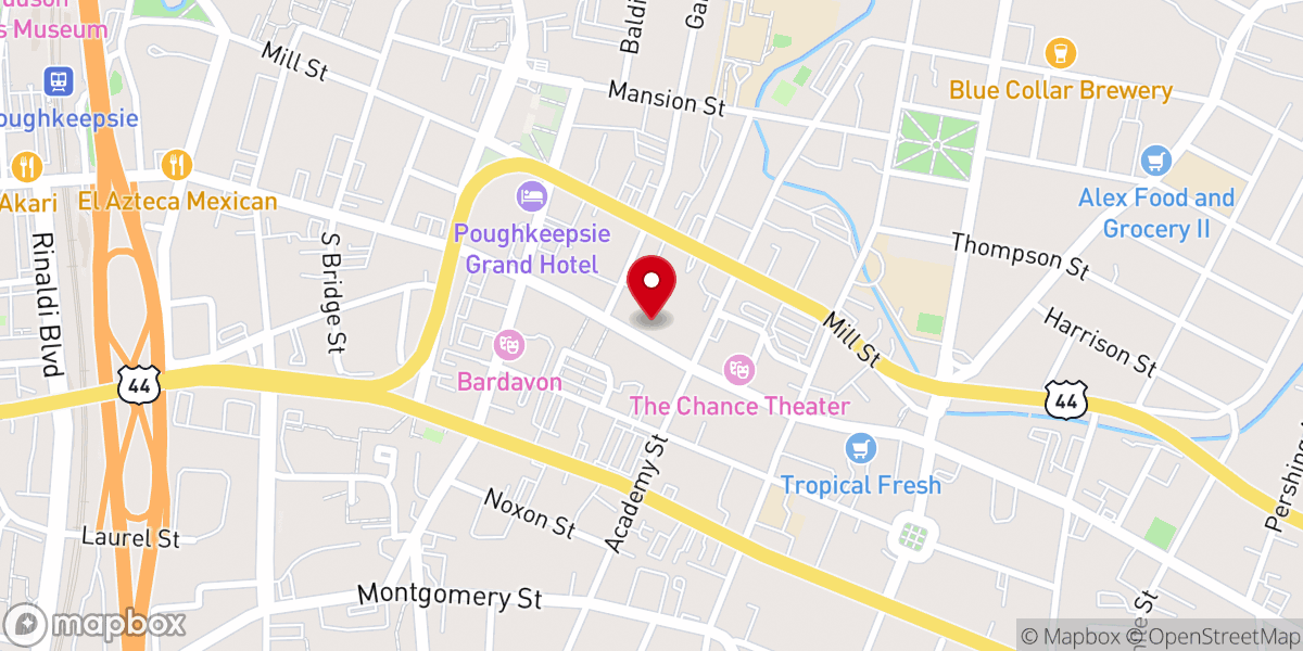 Map showing location of Mission Church