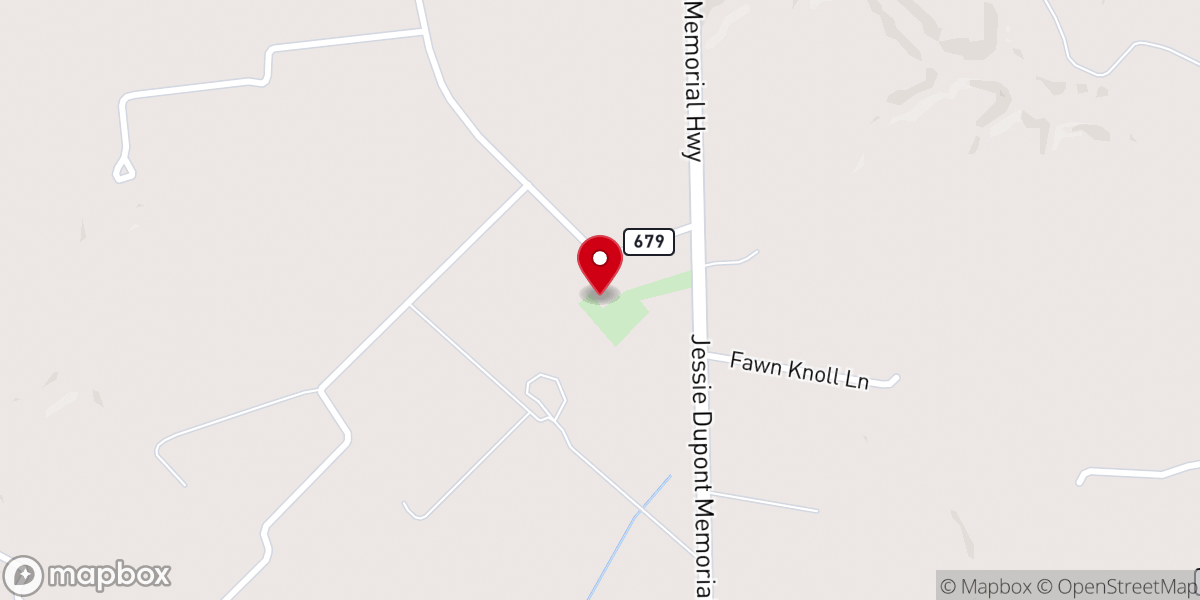 Map showing location of Morattico Baptist Church
