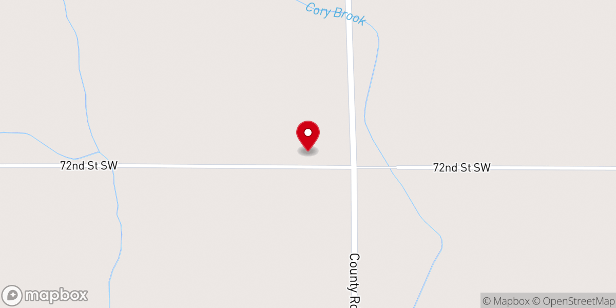 Map showing location of Pleasant Hill Community Church