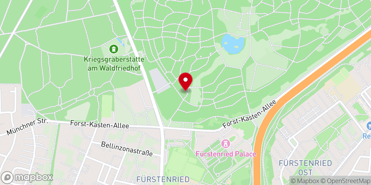 Map showing location of Kapelle zum heiligen Kreuz