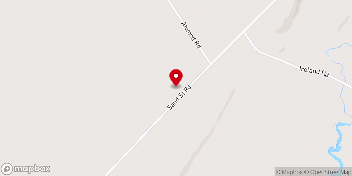 Map showing location of First Congregational Church Of Morristown