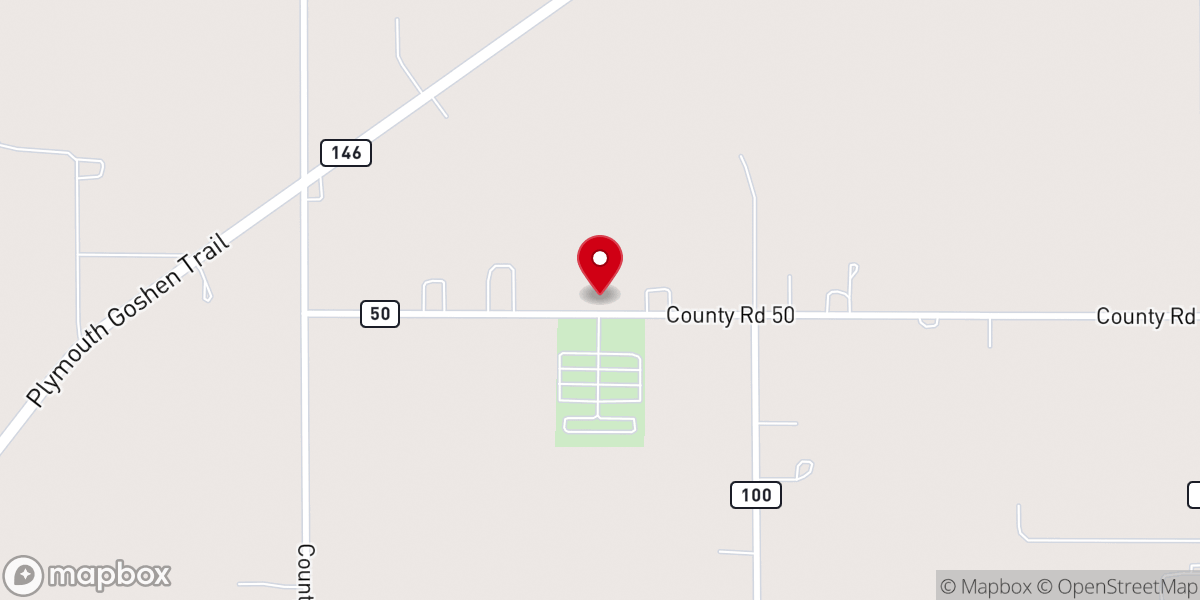 Map showing location of South Union Fellowship