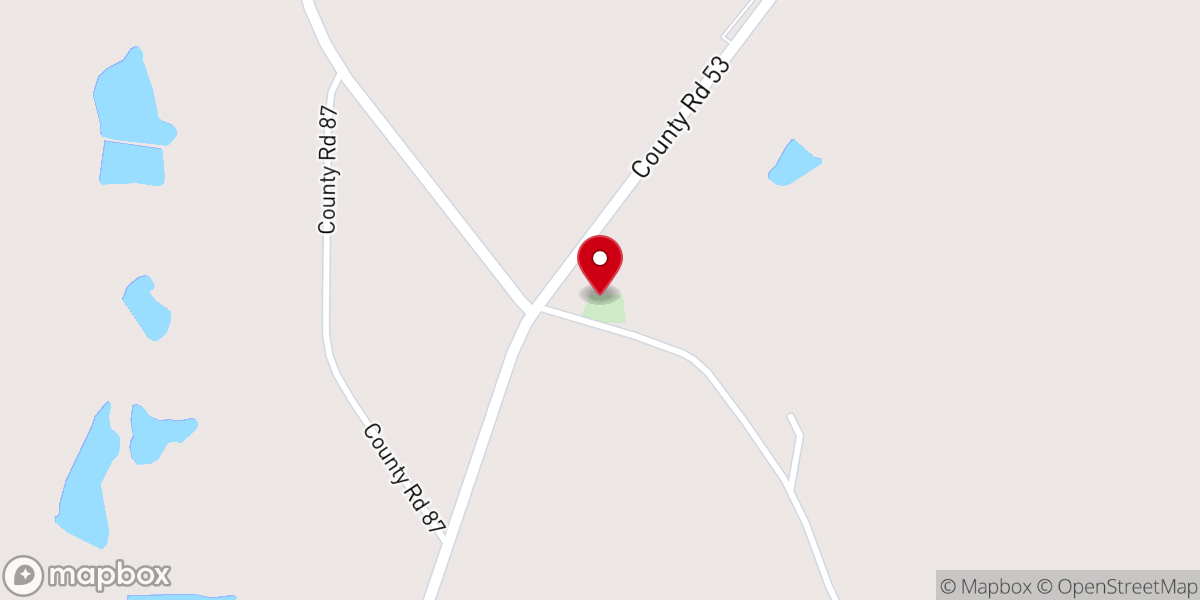Map showing location of Armstrong United Methodist Church