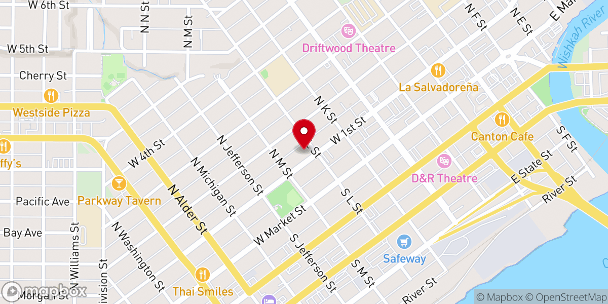 Map showing location of United Christian Church