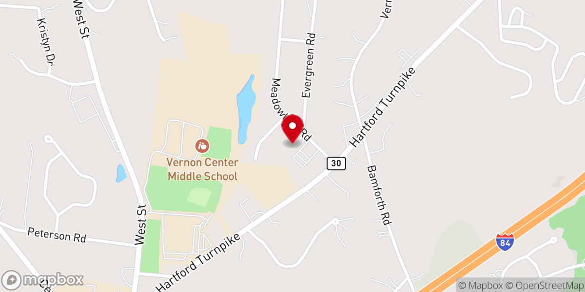 Map showing location of Trinity Lutheran Church