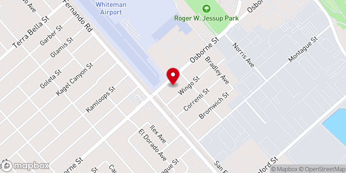 Map showing location of Iglesia EBEN EZER