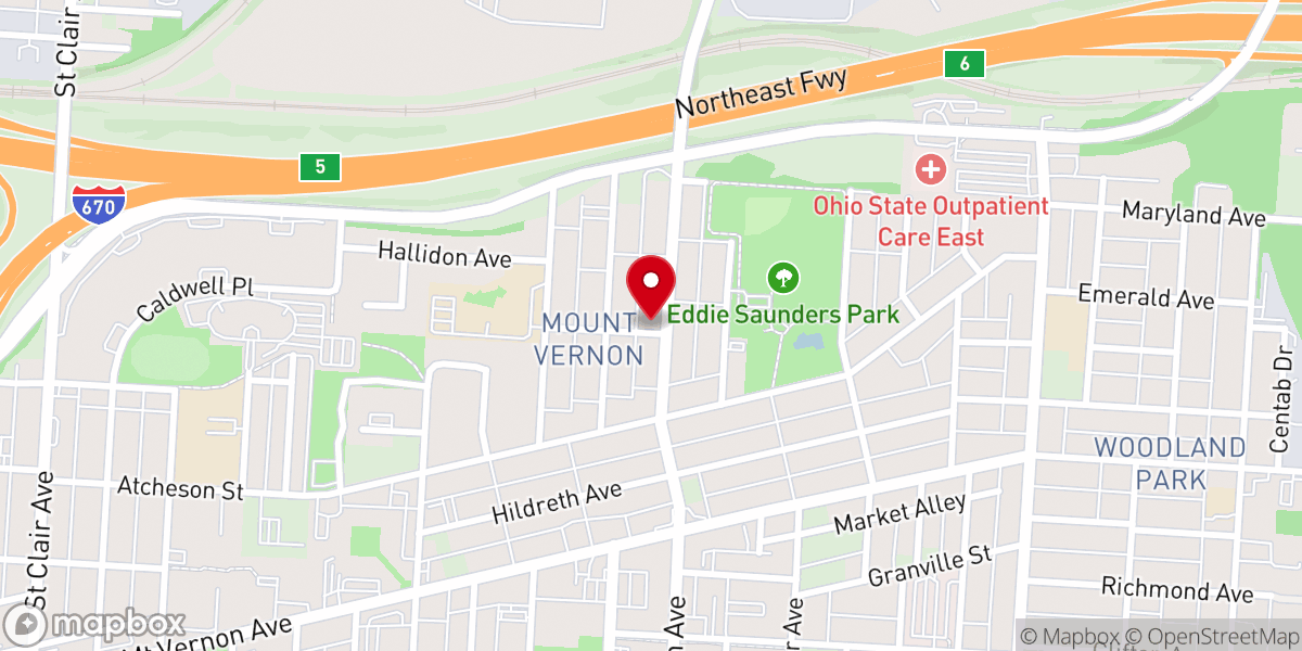 Map showing location of Gershom Ministries