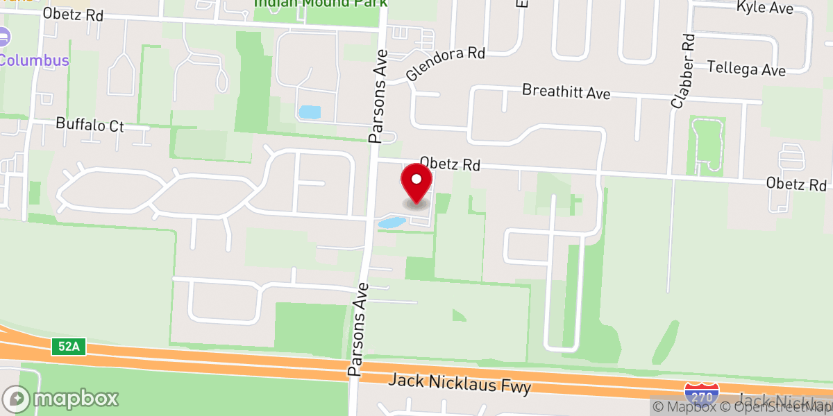 Map showing location of Heritage Free Will Baptist