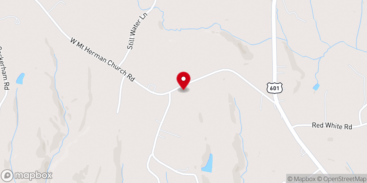 Map showing location of Mt Hermon Baptist Church