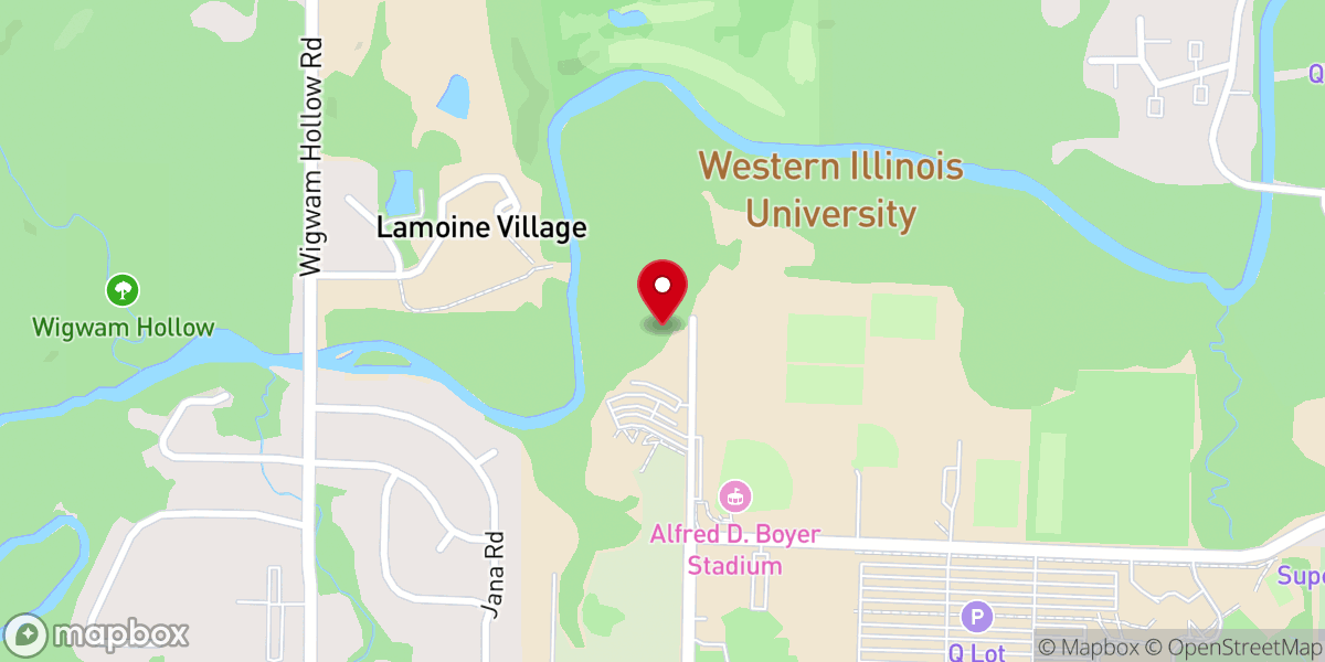Map showing location of First Presbyterian church of malcomb