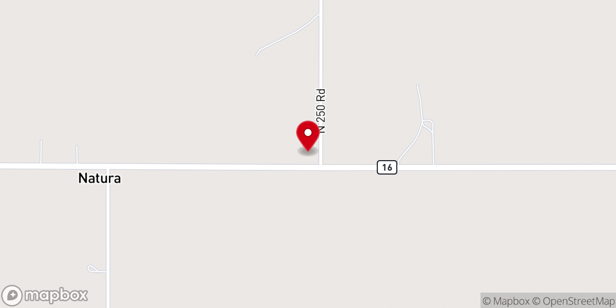 Map showing location of Natura Baptist Church