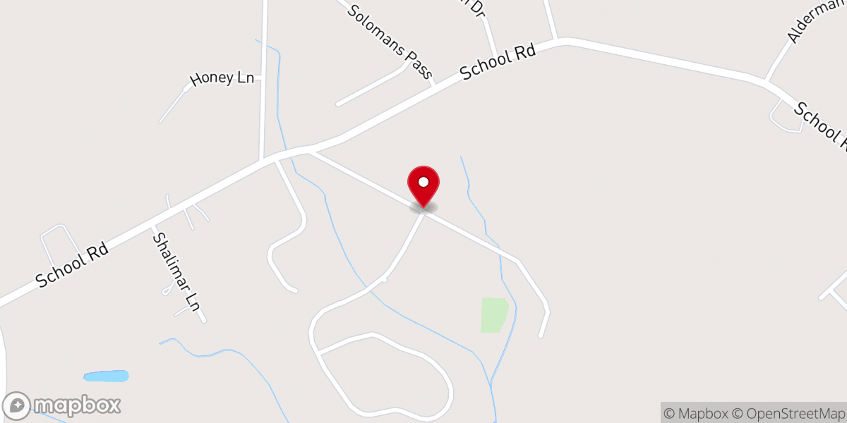 Map showing location of Swans Creek Church