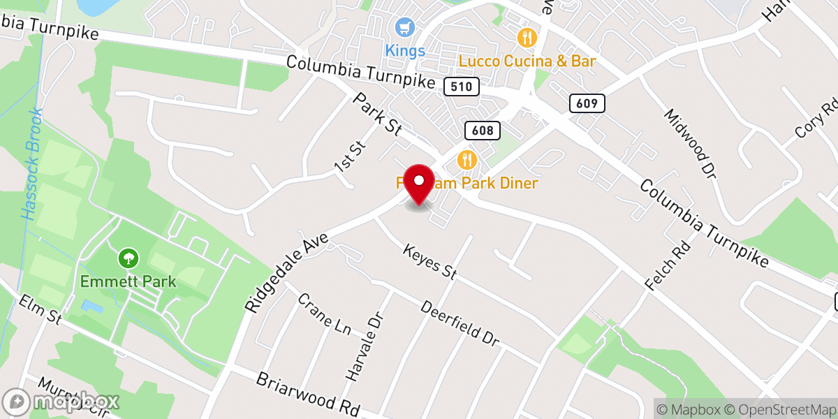 Map showing location of Amazing Grace Lutheran Church
