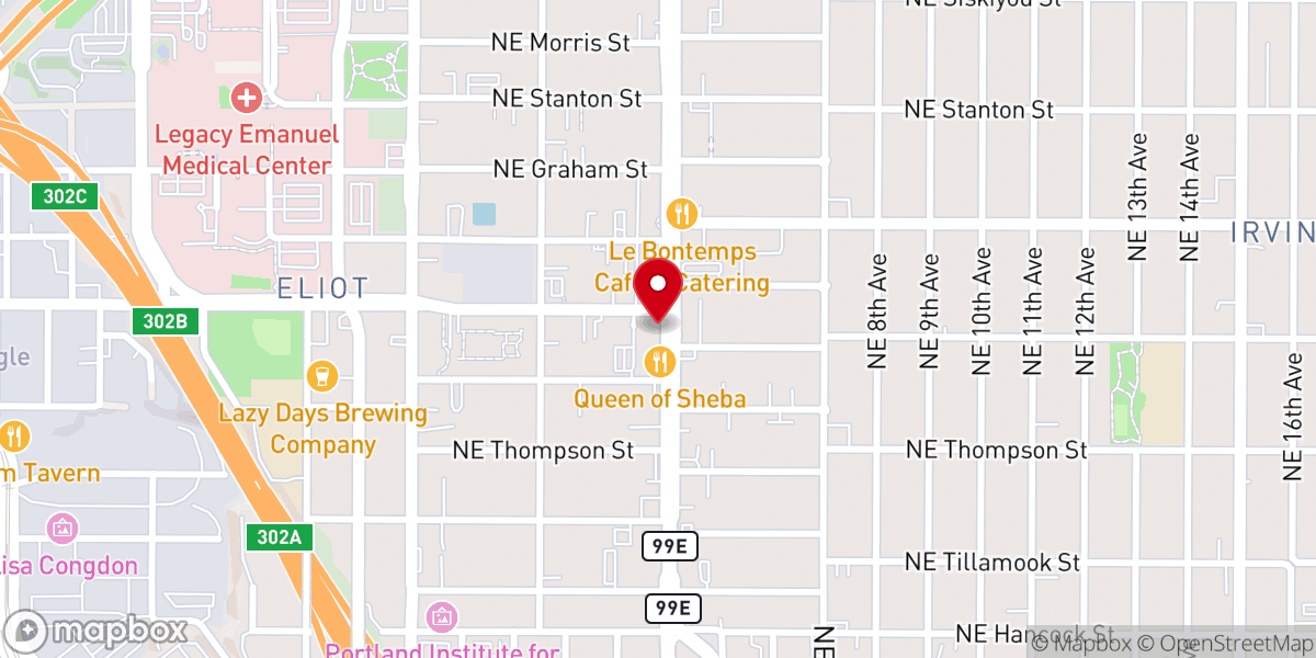Map showing location of New Song Community Church