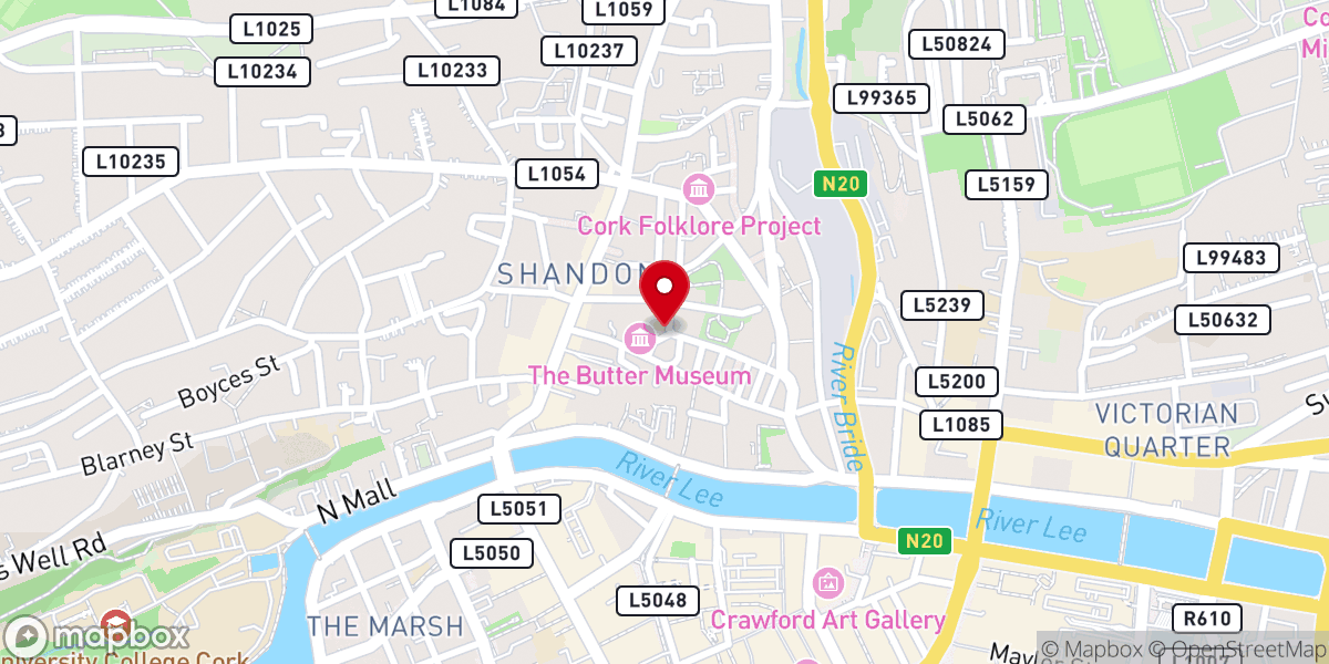 Map showing location of Butter Exchange