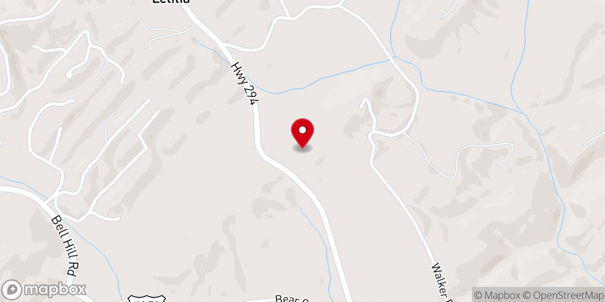 Map showing location of Covenant Baptist Church
