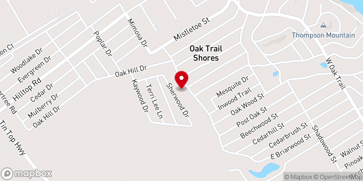 Map showing location of Iglesia Mas Que Vencedores Maranatha - Granbury