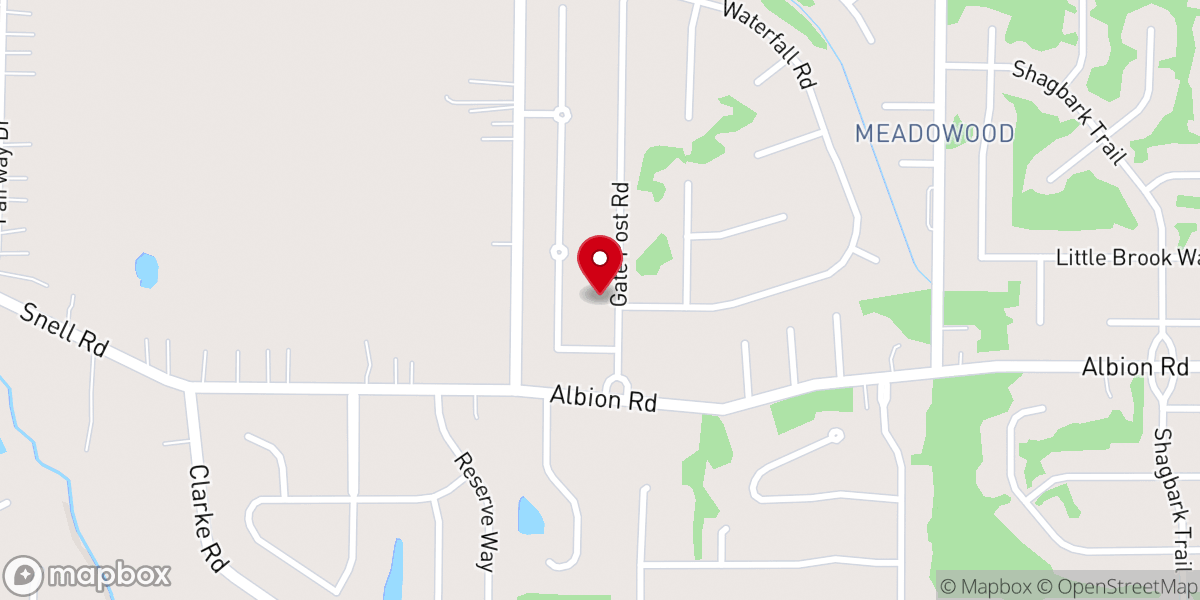 Map showing location of Cleveland Agape Korean Seventh-day Adventist Church