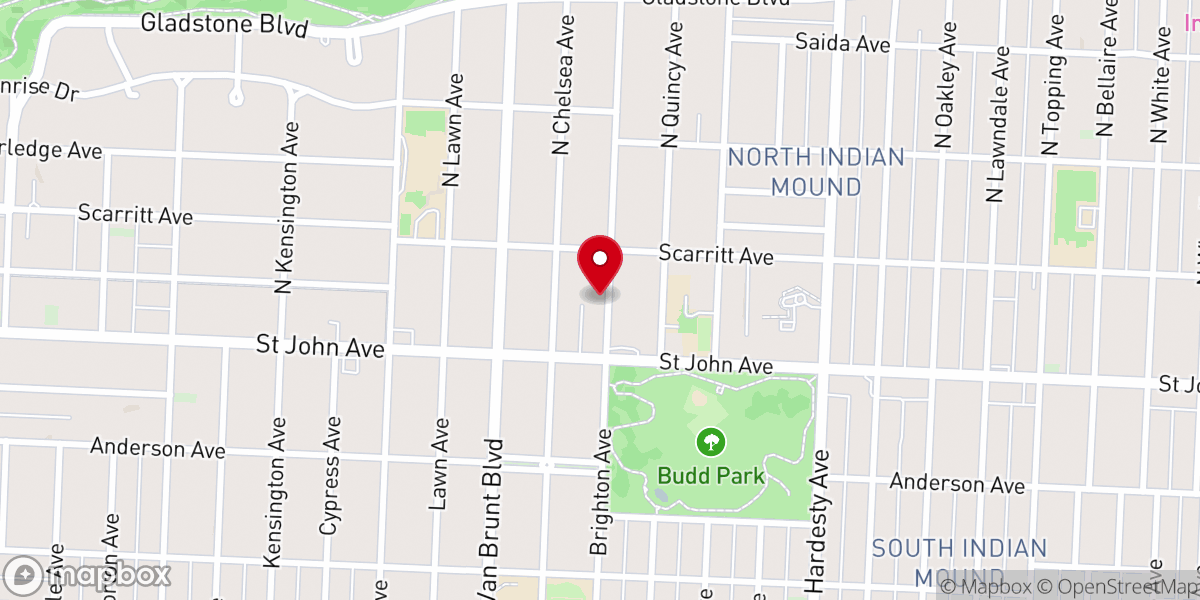 Map showing location of Jesus Cristo El Buen Pastor