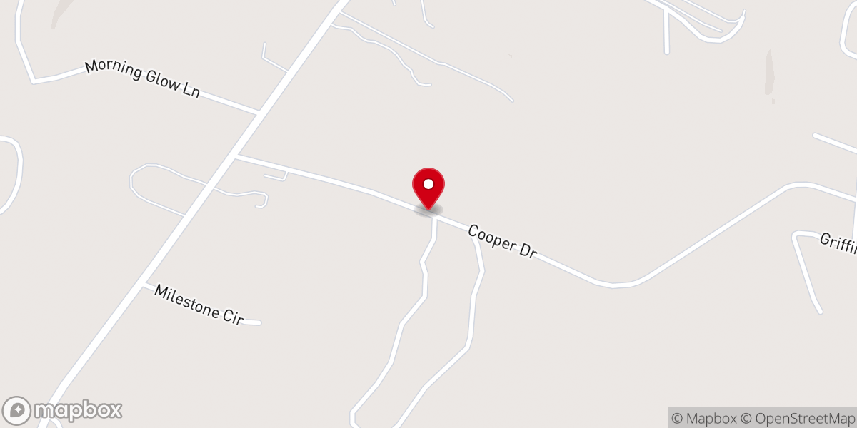 Map showing location of Zion Field Baptist Church