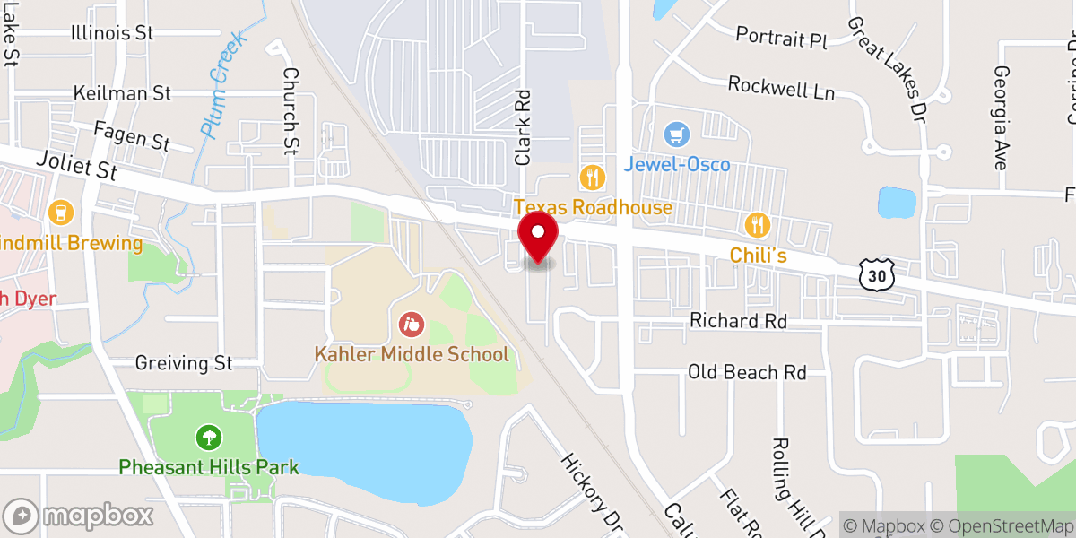 Map showing location of Rise Church
