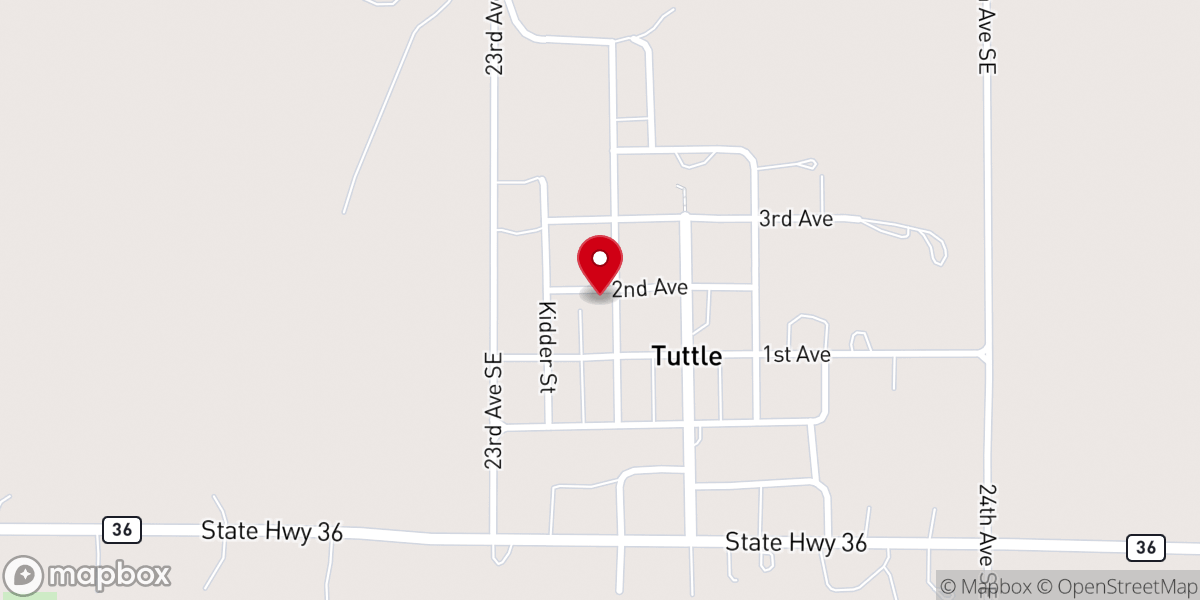 Map showing location of English Lutheran Church