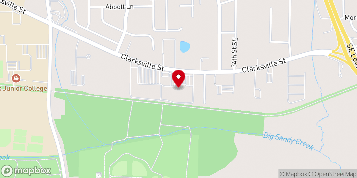 Map showing location of Breakthrough Church