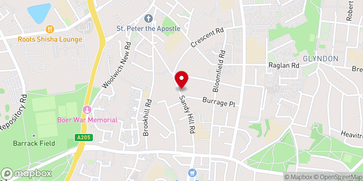 Map showing location of Elim Pentecostal Church Gospel Centre