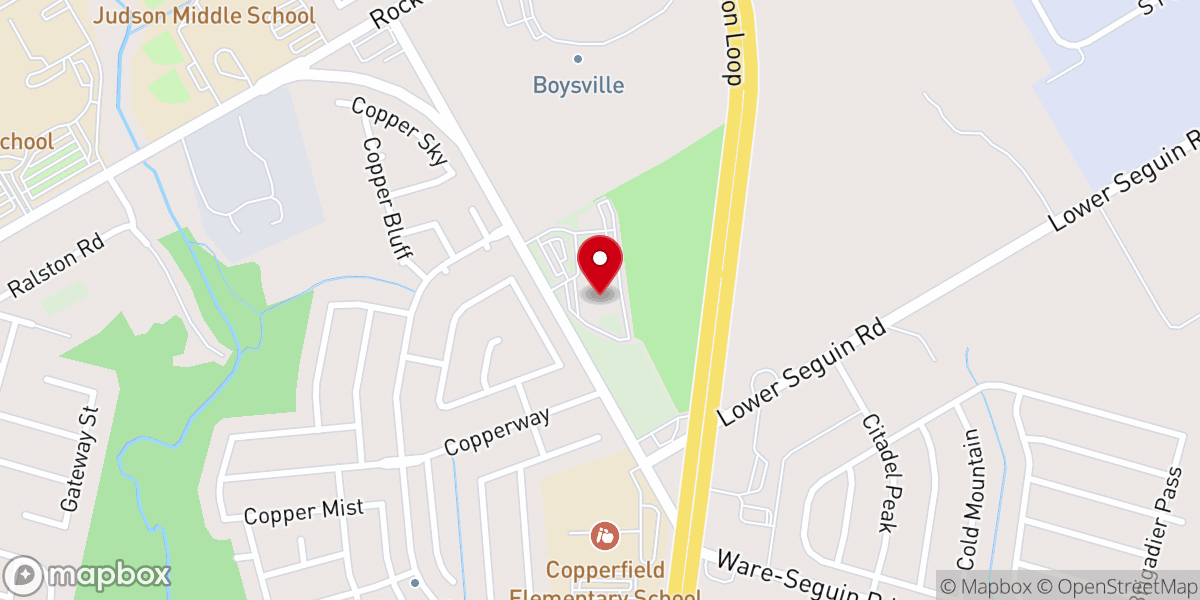 Map showing location of Maranatha Bible Church