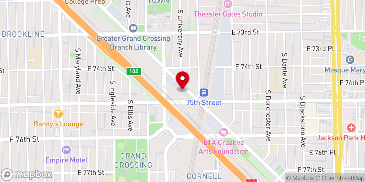 Map showing location of Just Christ Ministries