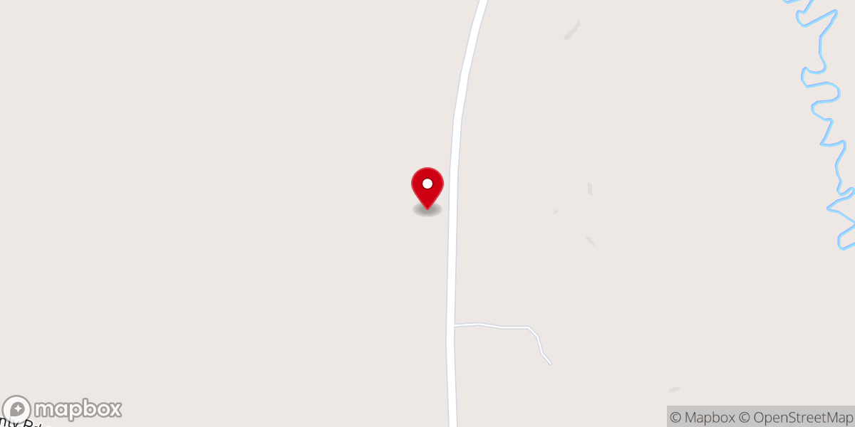 Map showing location of Sardis Church