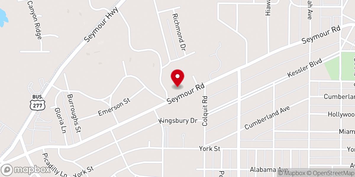 Map showing location of Saint Benedict Orthodox Church