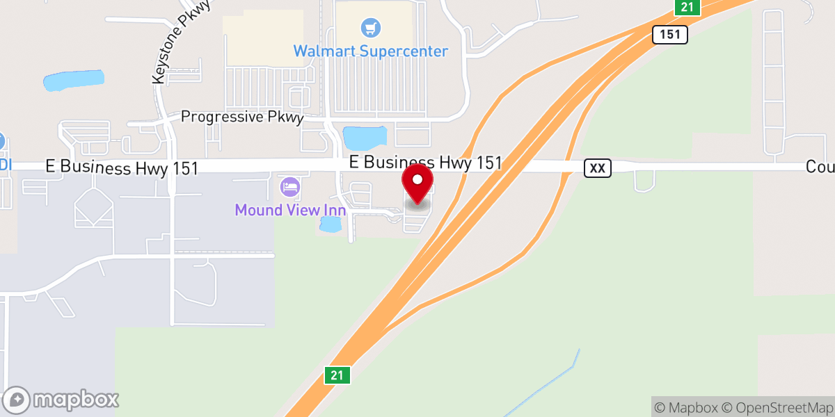 Map showing location of Kunes Chrysler Dodge Jeep RAM of Platteville