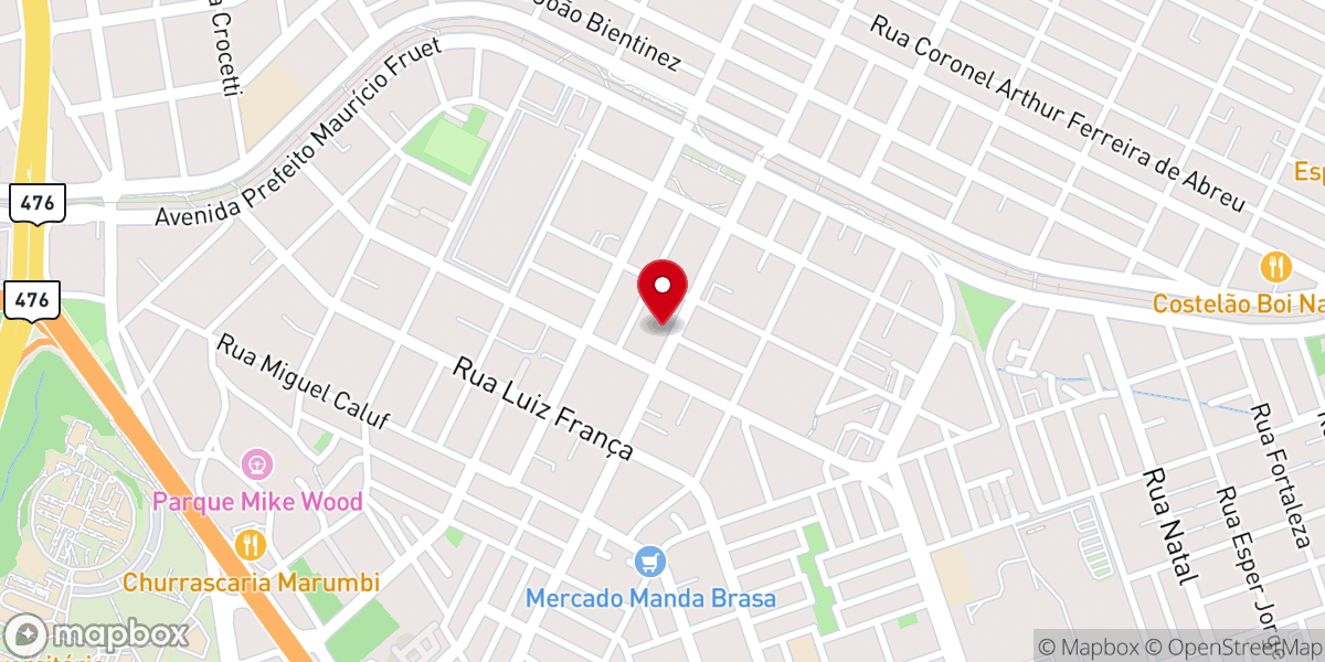 Map showing location of Igreja Pentecostal Unida do Brasil - IPUB Vila Oficinas